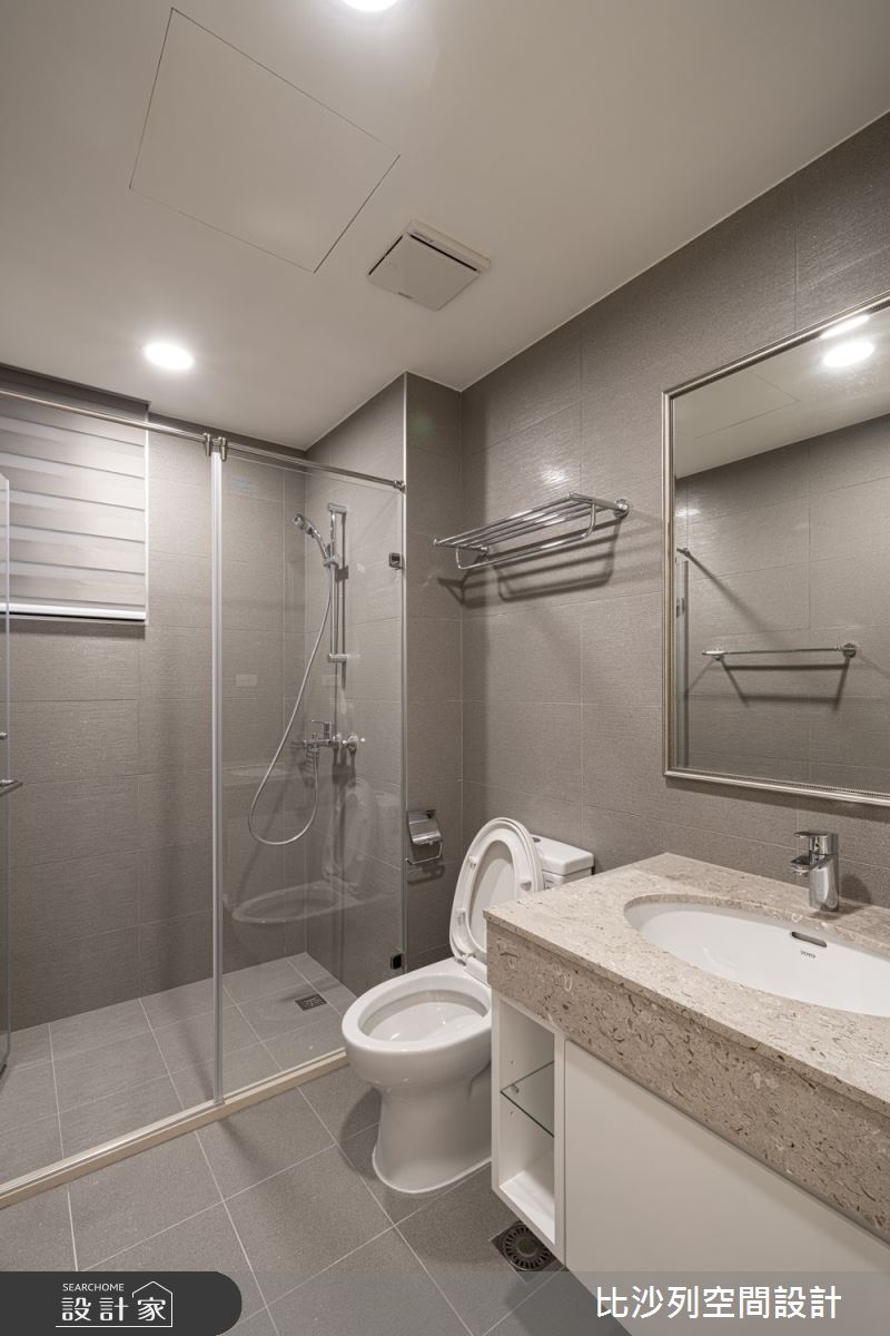 70坪新成屋(5年以下)＿現代風浴室案例圖片＿比沙列空間設計＿比沙列_12之59