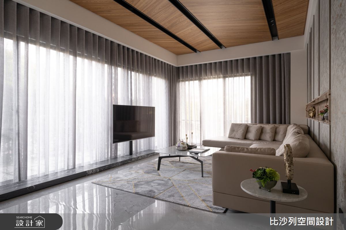 160坪＿現代風客廳案例圖片＿比沙列空間設計＿比沙列_14之11