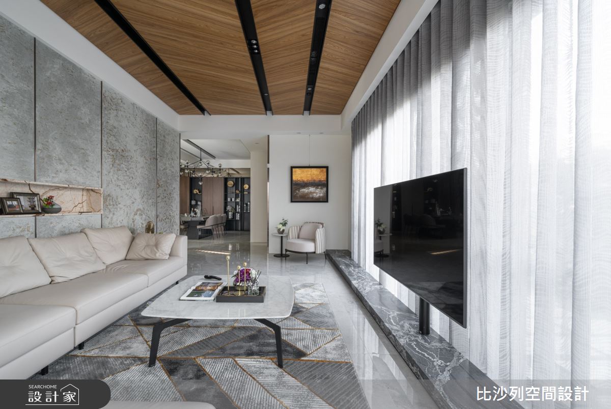 160坪＿現代風客廳案例圖片＿比沙列空間設計＿比沙列_14之16