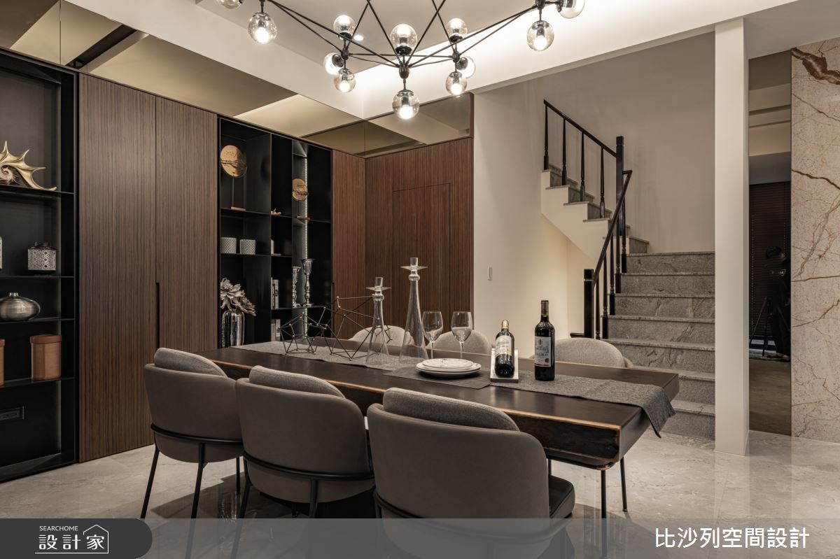 160坪＿現代風餐廳樓梯案例圖片＿比沙列空間設計＿比沙列_14之22