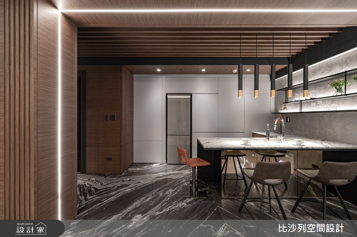 60坪新成屋(5年以下)＿現代風中島案例圖片＿比沙列空間設計＿比沙列_16之4