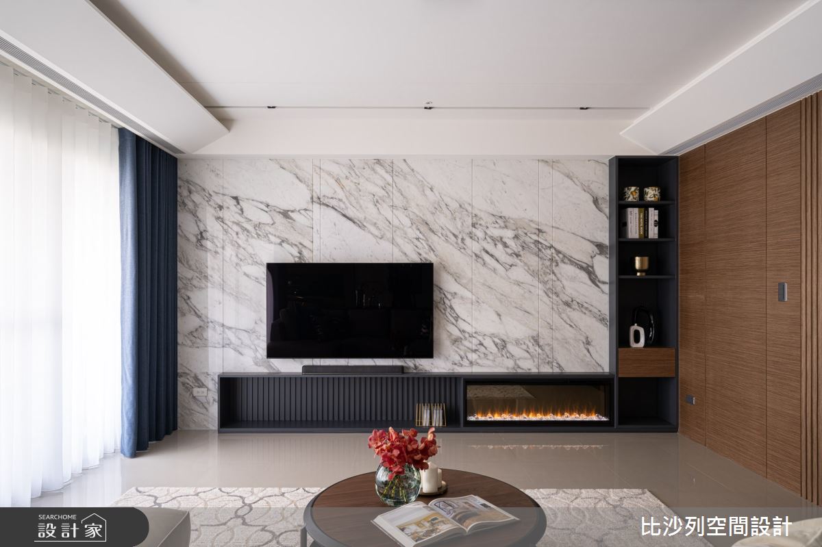 60坪新成屋(5年以下)＿現代風客廳案例圖片＿比沙列空間設計＿比沙列_16之11
