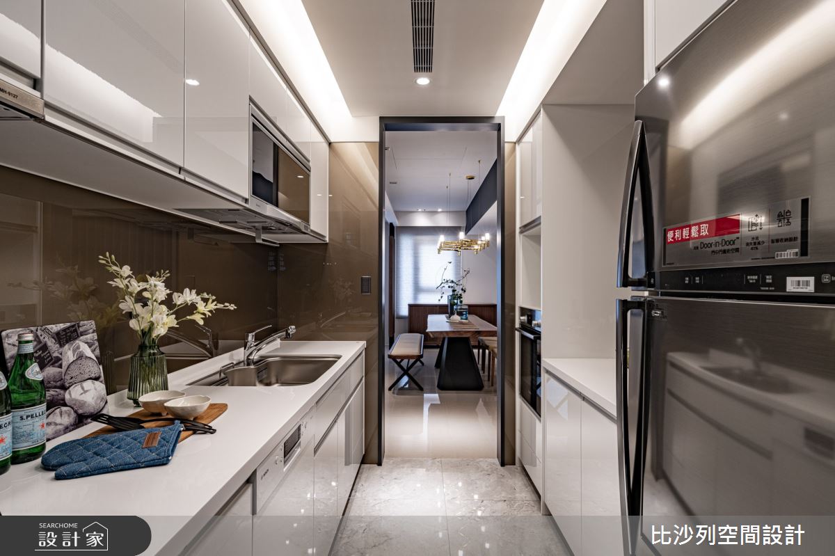 60坪新成屋(5年以下)＿現代風廚房案例圖片＿比沙列空間設計＿比沙列_16之17