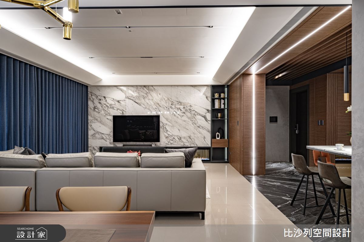 60坪新成屋(5年以下)＿現代風客廳案例圖片＿比沙列空間設計＿比沙列_16之18