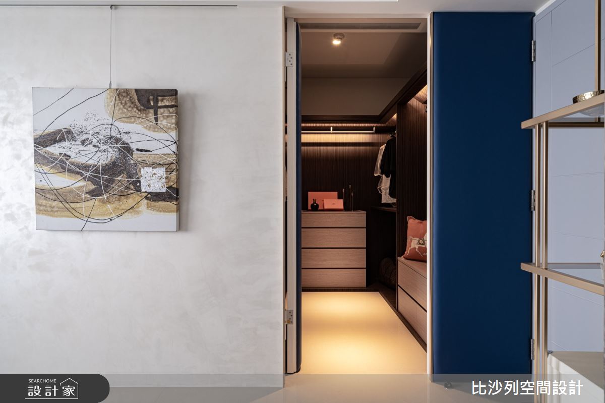 60坪新成屋(5年以下)＿現代風更衣間案例圖片＿比沙列空間設計＿比沙列_16之40