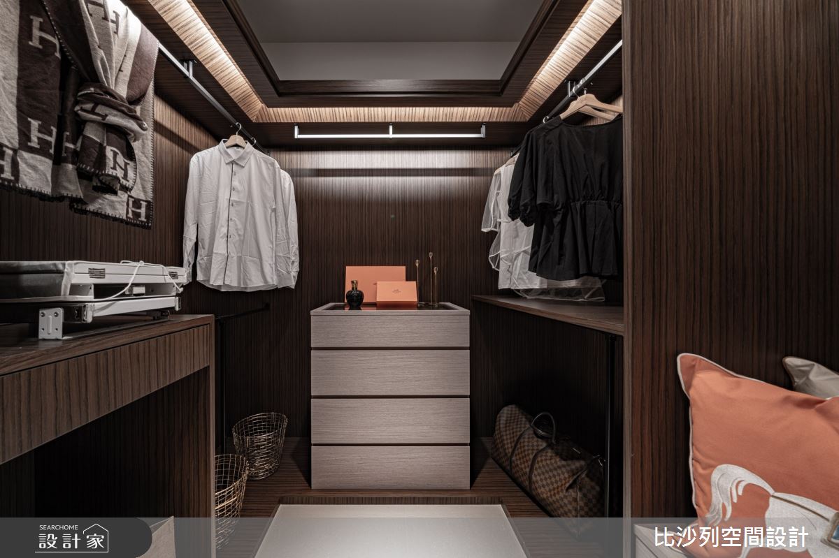 60坪新成屋(5年以下)＿現代風更衣間案例圖片＿比沙列空間設計＿比沙列_16之41