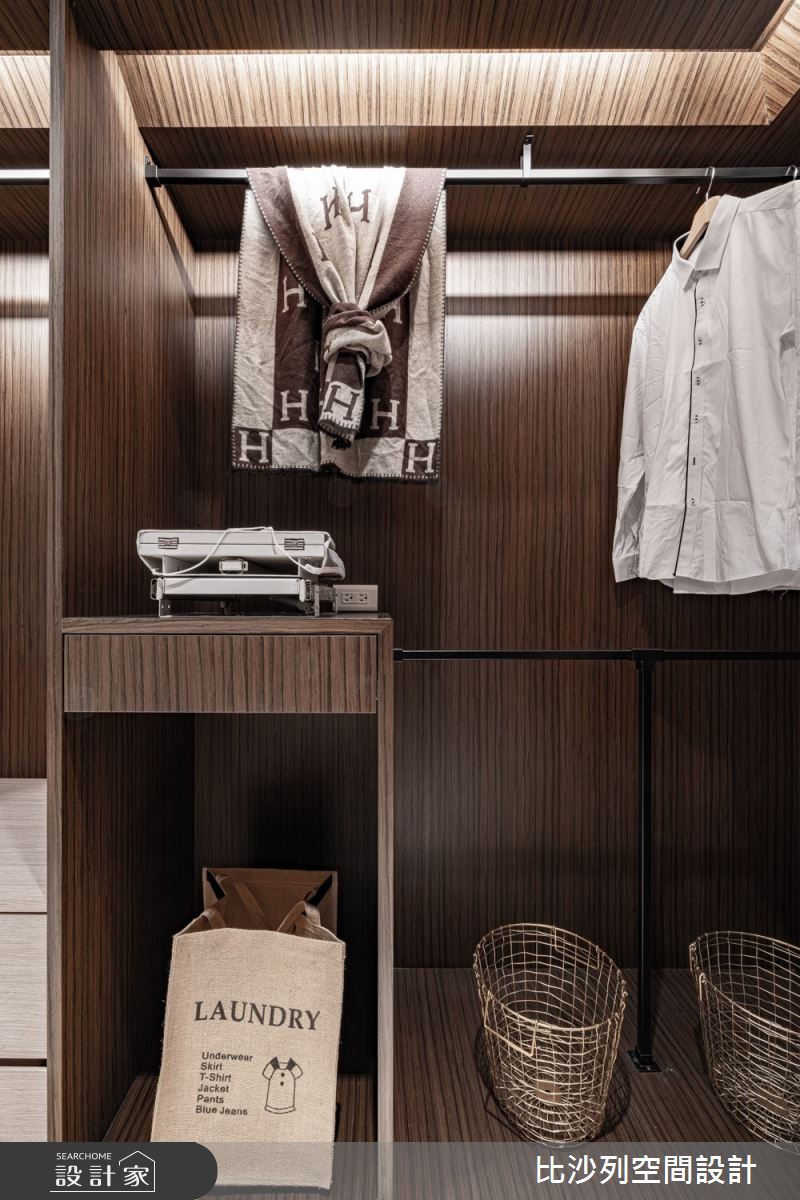 60坪新成屋(5年以下)＿現代風更衣間案例圖片＿比沙列空間設計＿比沙列_16之42