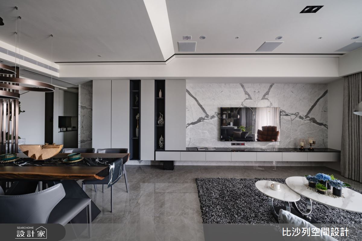 60坪預售屋＿混搭風客廳案例圖片＿比沙列空間設計＿比沙列_17之10