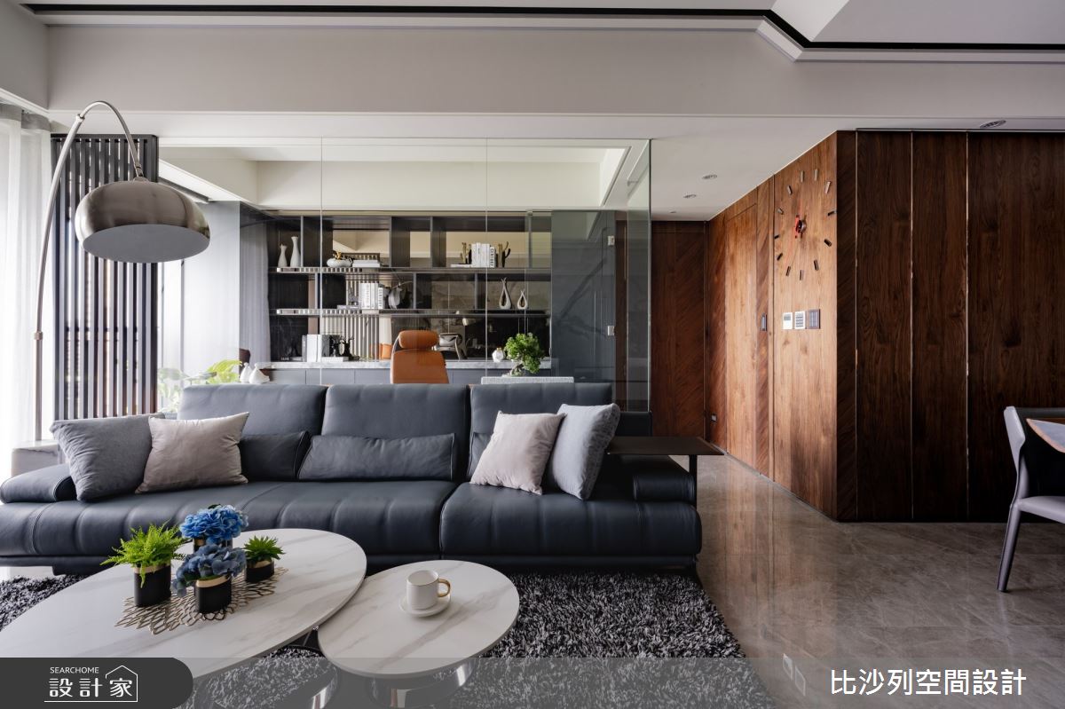 60坪預售屋＿混搭風客廳案例圖片＿比沙列空間設計＿比沙列_17之14