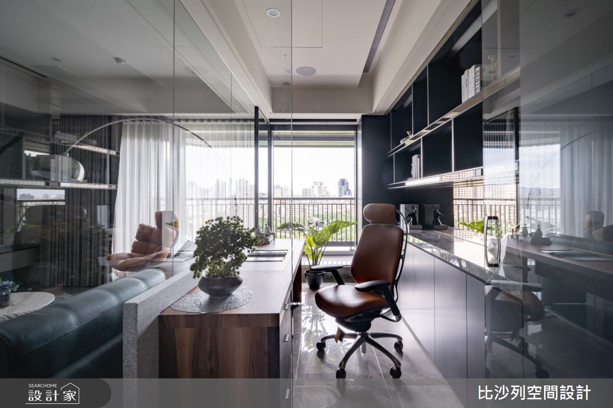 60坪預售屋＿混搭風書房案例圖片＿比沙列空間設計＿比沙列_17之16