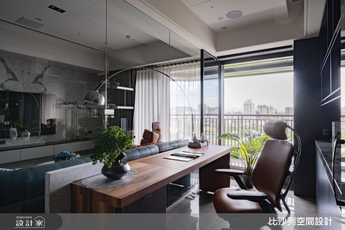 60坪預售屋＿混搭風書房案例圖片＿比沙列空間設計＿比沙列_17之17