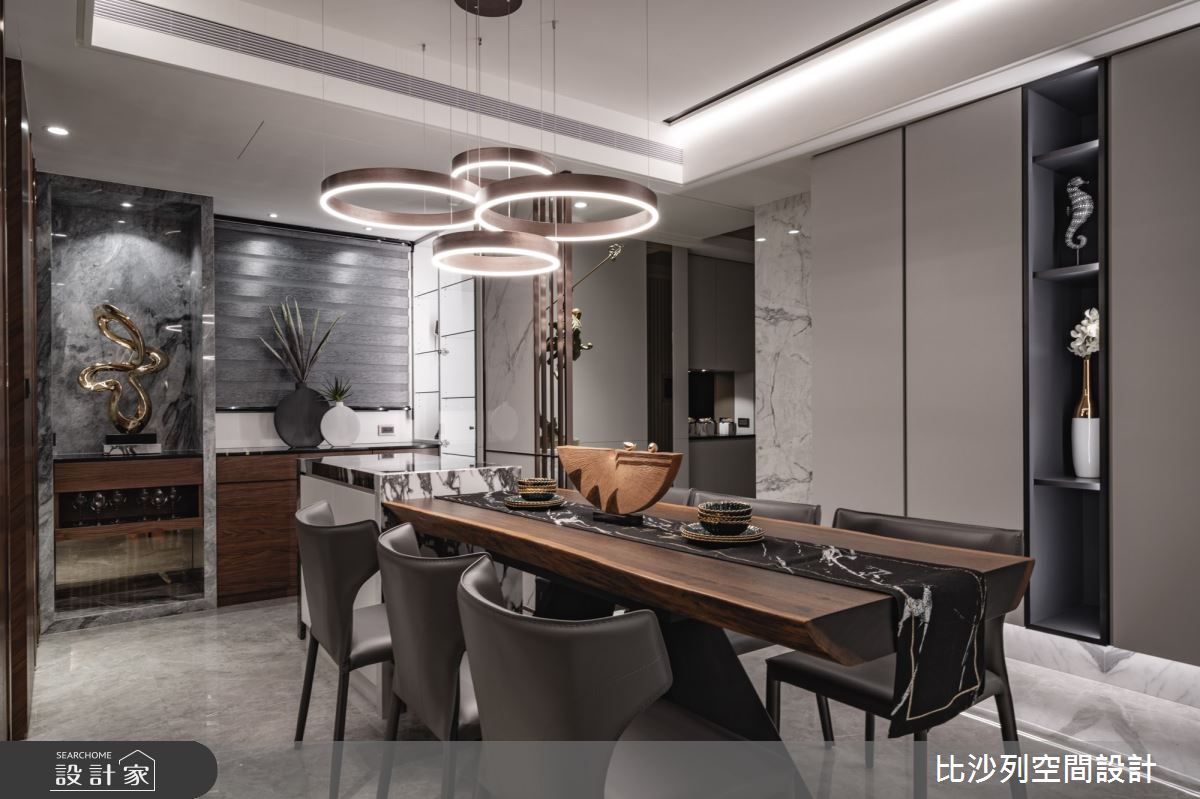 60坪預售屋＿混搭風餐廳案例圖片＿比沙列空間設計＿比沙列_17之41