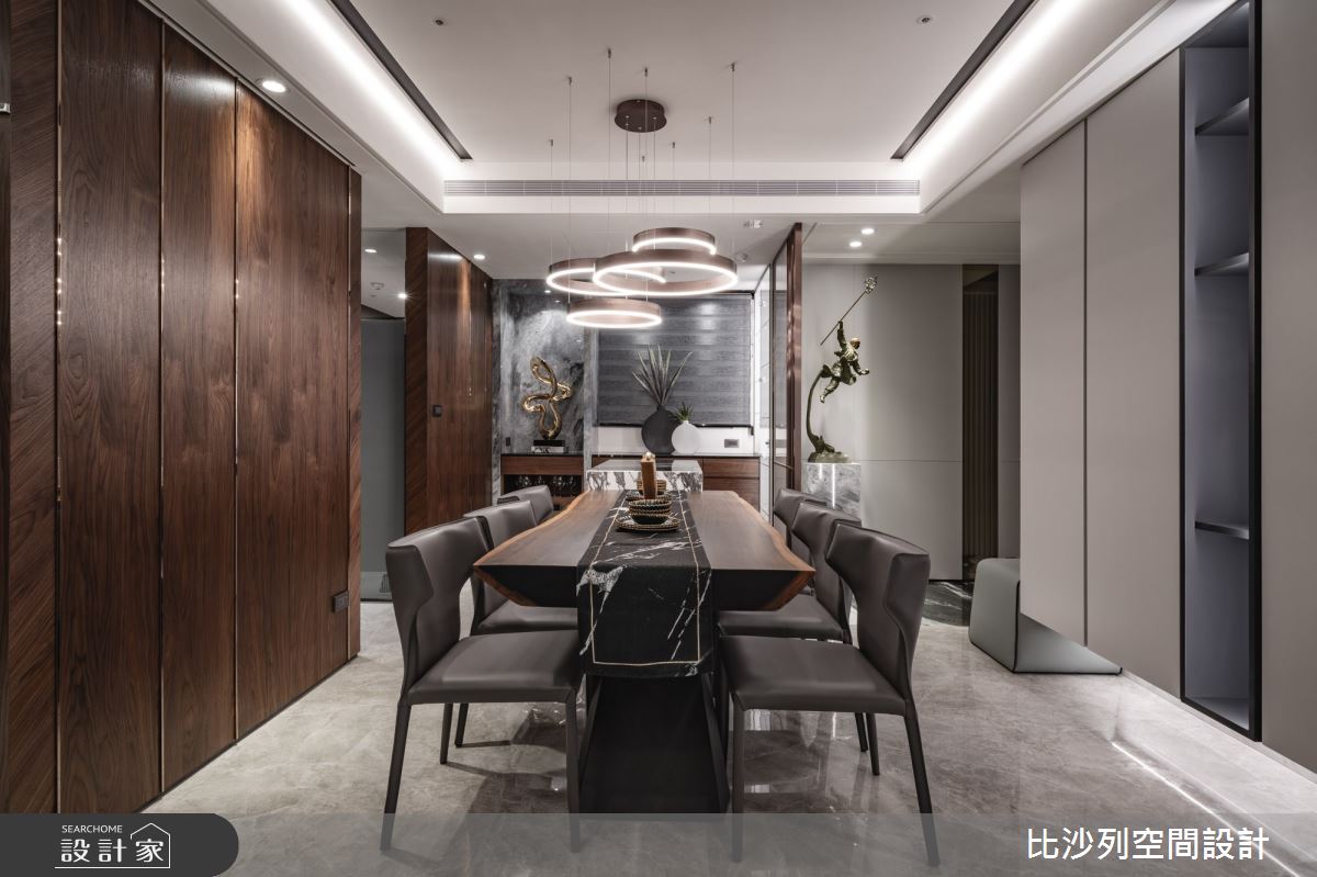 60坪預售屋＿混搭風餐廳案例圖片＿比沙列空間設計＿比沙列_17之42