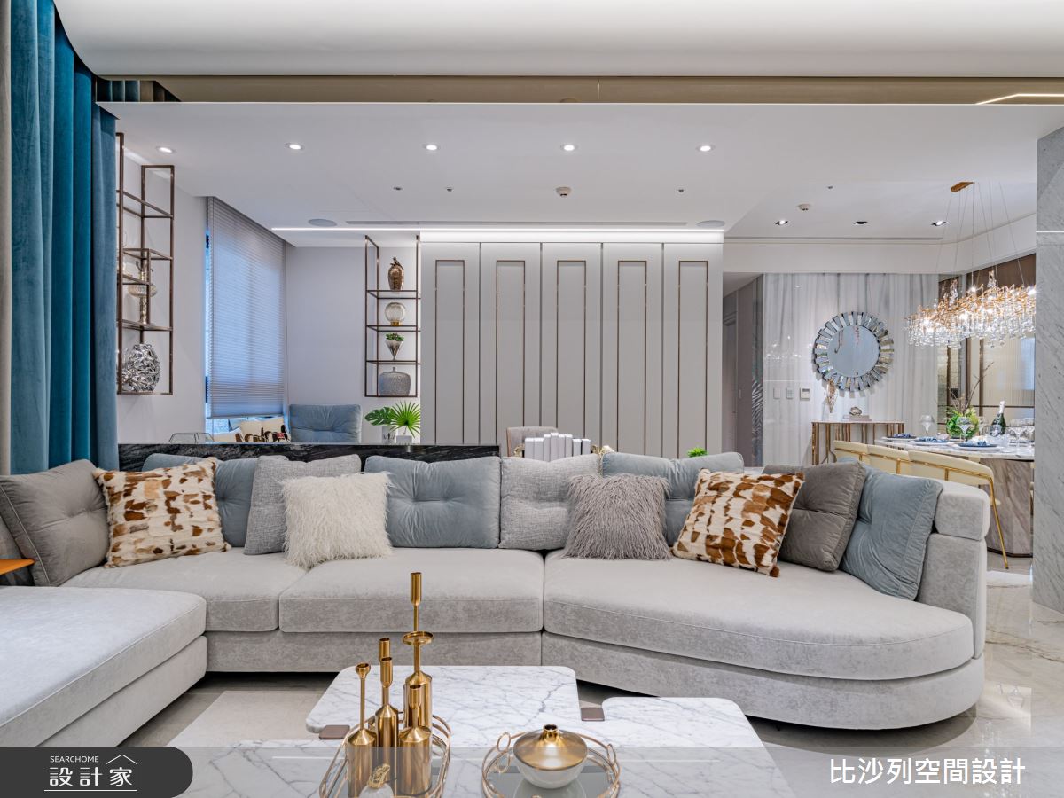 60坪新成屋(5年以下)＿混搭風客廳案例圖片＿比沙列空間設計＿比沙列_18之51