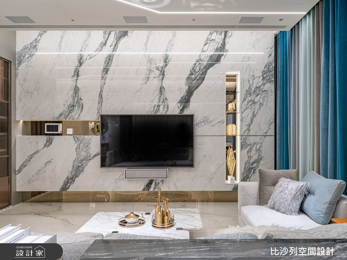 60坪新成屋(5年以下)＿混搭風客廳案例圖片＿比沙列空間設計＿比沙列_18之57