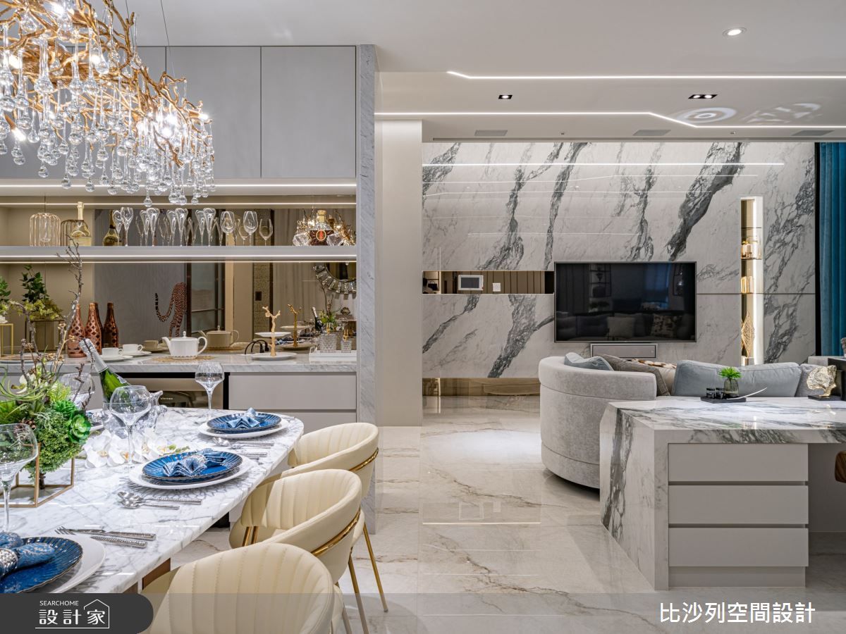 60坪新成屋(5年以下)＿混搭風餐廳案例圖片＿比沙列空間設計＿比沙列_18之58