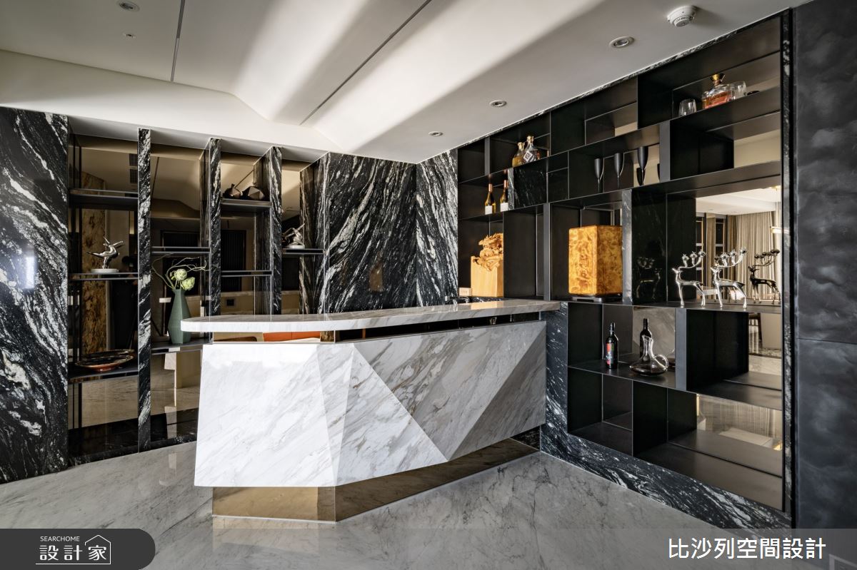89坪新成屋(5年以下)＿奢華風吧檯案例圖片＿比沙列空間設計＿比沙列_19之1