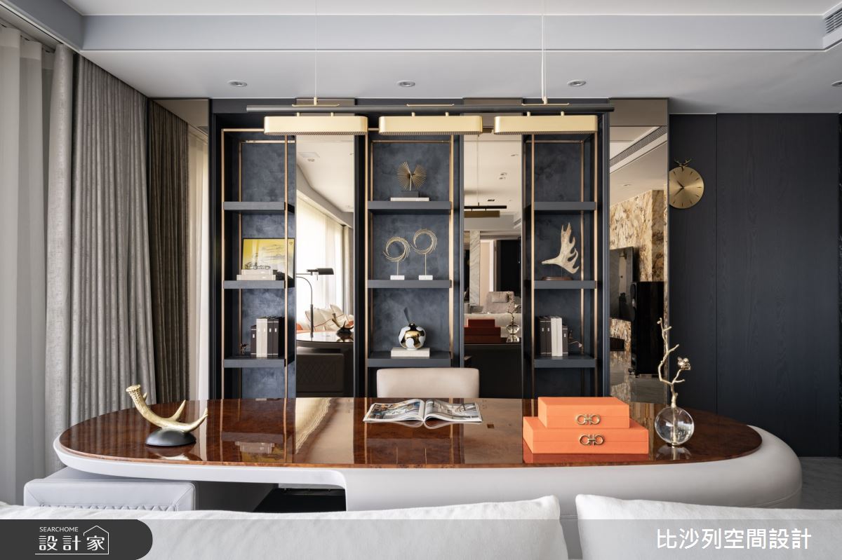 89坪新成屋(5年以下)＿奢華風書房案例圖片＿比沙列空間設計＿比沙列_19之8