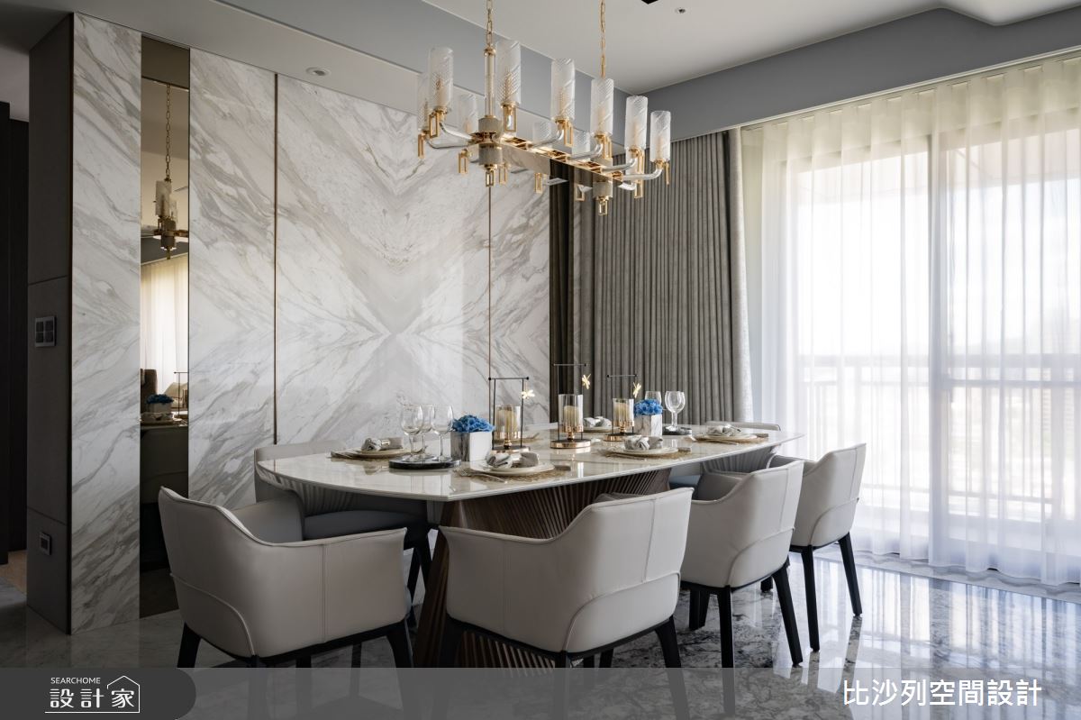 89坪新成屋(5年以下)＿奢華風餐廳案例圖片＿比沙列空間設計＿比沙列_19之10
