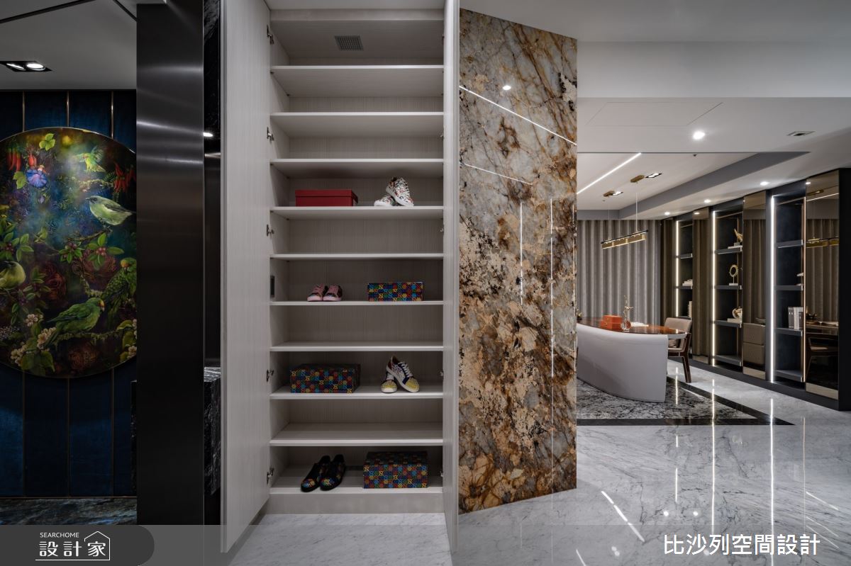 89坪新成屋(5年以下)＿奢華風玄關案例圖片＿比沙列空間設計＿比沙列_19之32