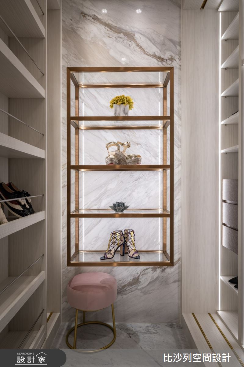 89坪新成屋(5年以下)＿奢華風更衣間案例圖片＿比沙列空間設計＿比沙列_19之35