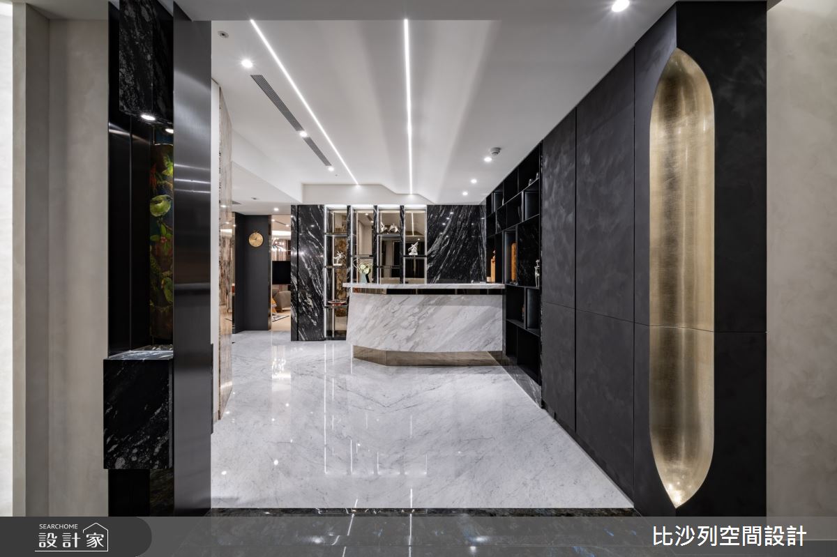 89坪新成屋(5年以下)＿奢華風吧檯案例圖片＿比沙列空間設計＿比沙列_19之38