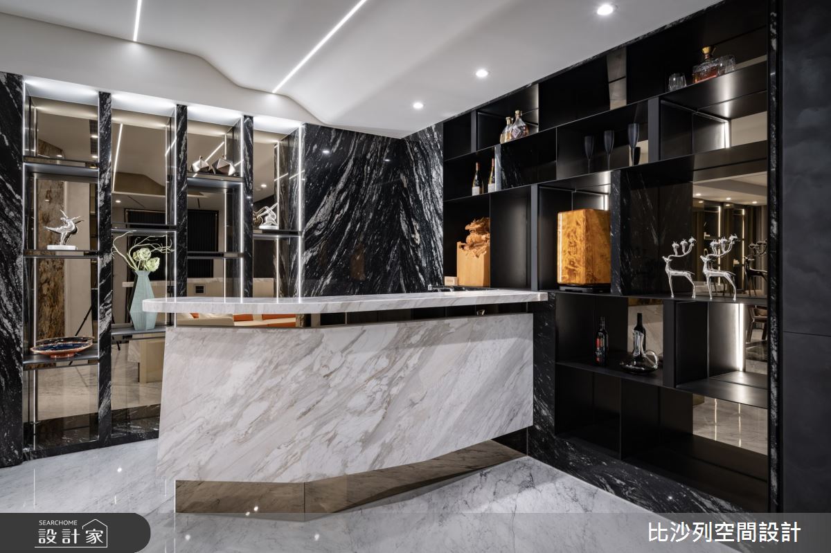 89坪新成屋(5年以下)＿奢華風吧檯案例圖片＿比沙列空間設計＿比沙列_19之39