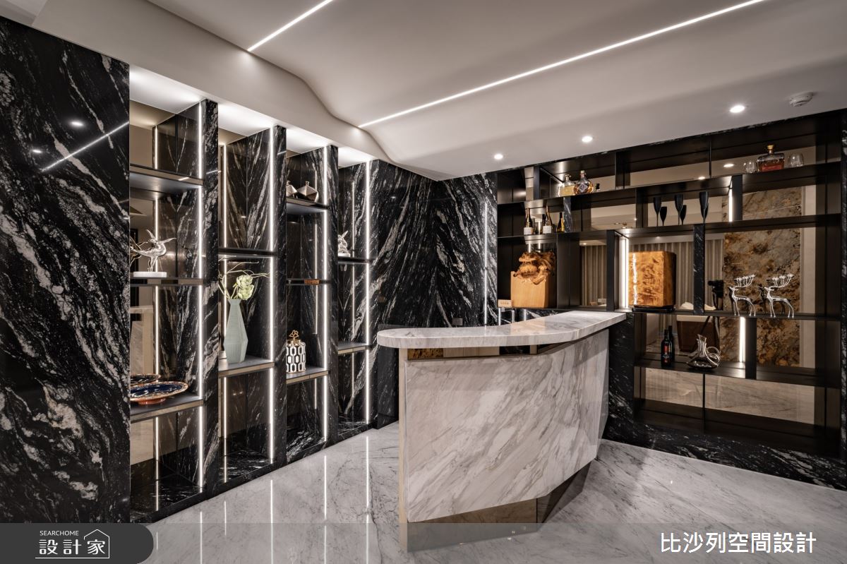 89坪新成屋(5年以下)＿奢華風吧檯案例圖片＿比沙列空間設計＿比沙列_19之40