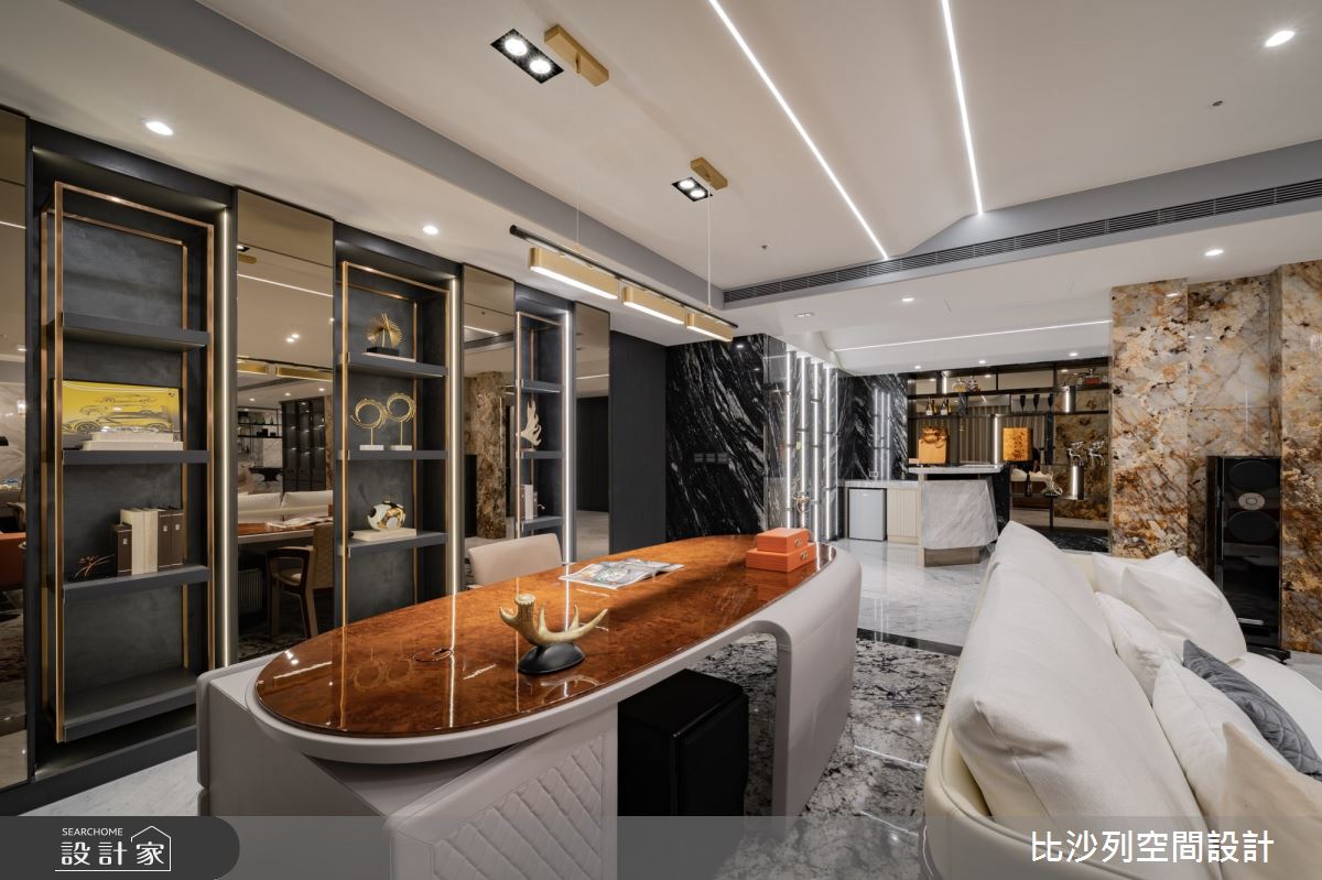 89坪新成屋(5年以下)＿奢華風書房案例圖片＿比沙列空間設計＿比沙列_19之46