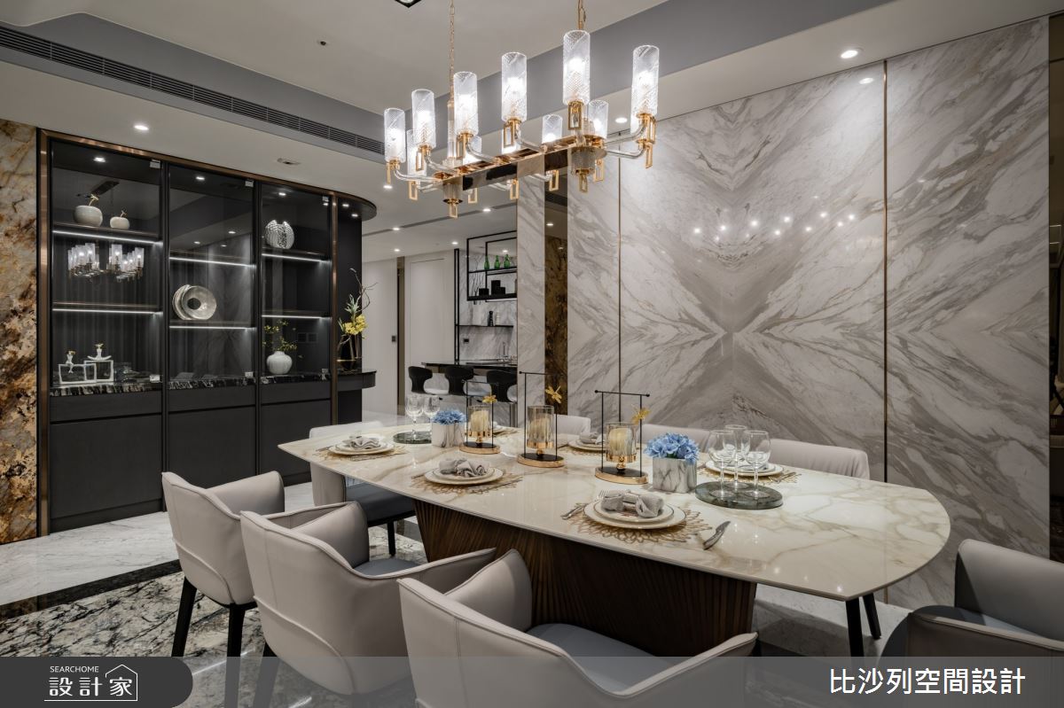 89坪新成屋(5年以下)＿奢華風餐廳案例圖片＿比沙列空間設計＿比沙列_19之52