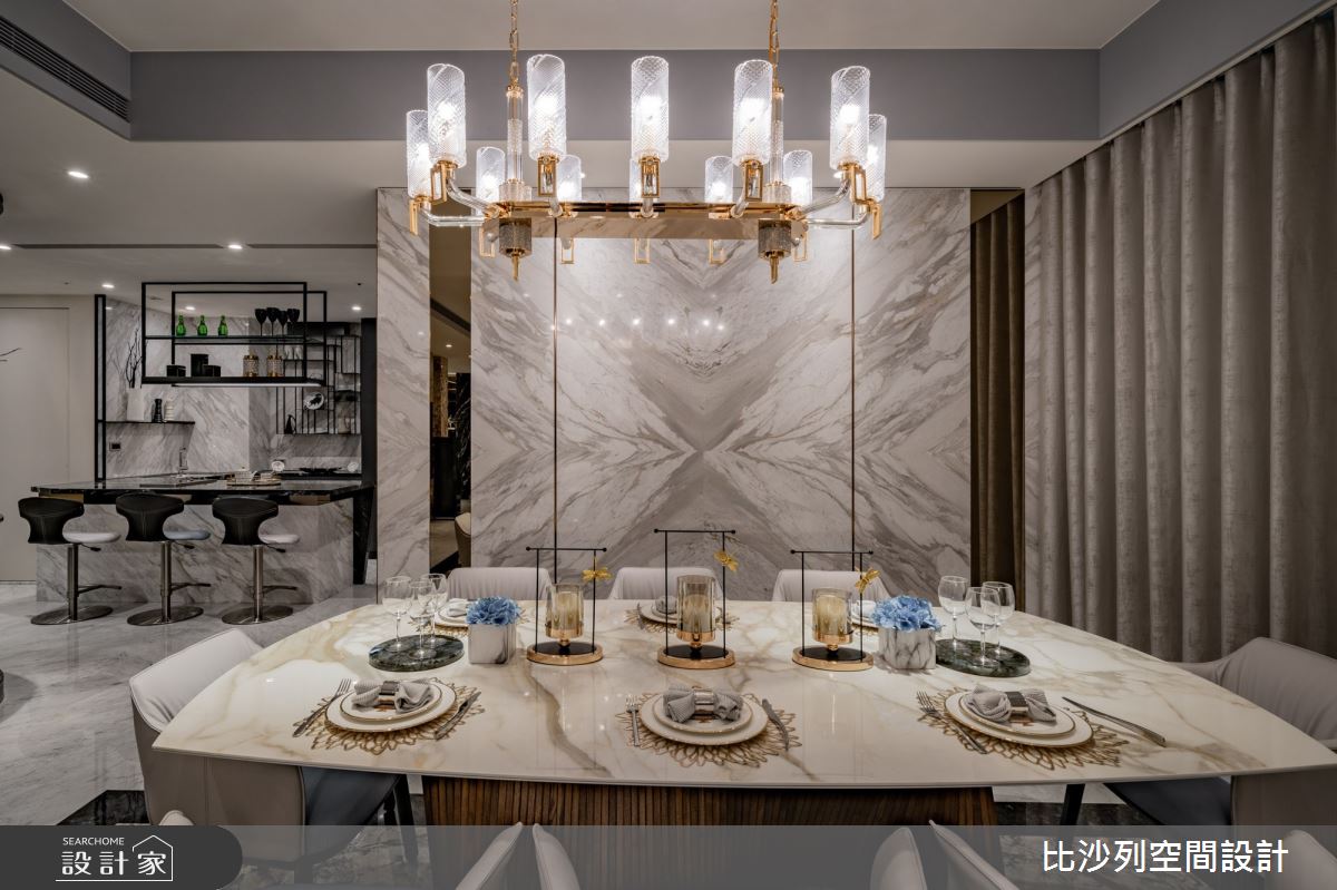 89坪新成屋(5年以下)＿奢華風餐廳案例圖片＿比沙列空間設計＿比沙列_19之53