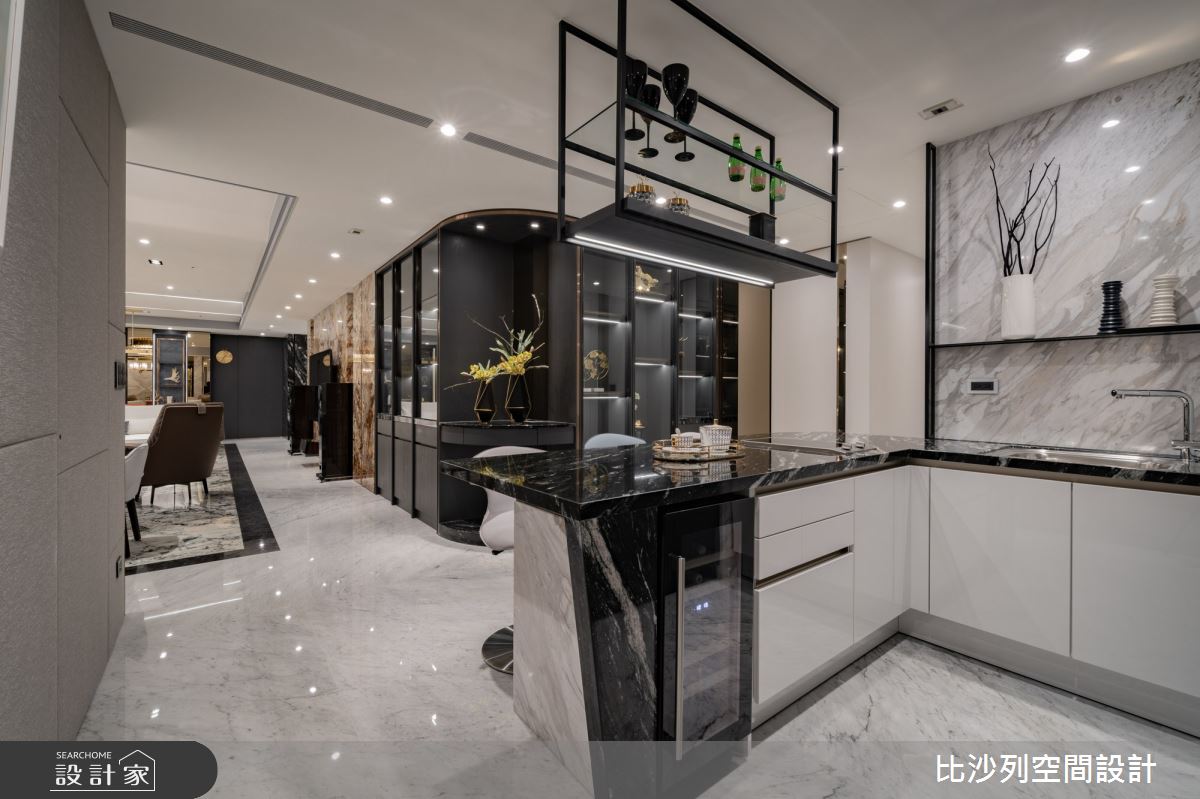 89坪新成屋(5年以下)＿奢華風吧檯案例圖片＿比沙列空間設計＿比沙列_19之55