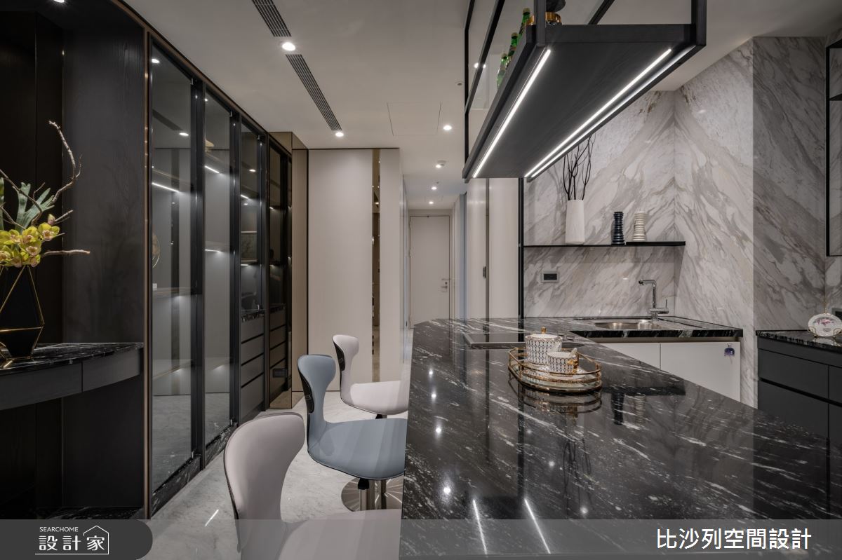 89坪新成屋(5年以下)＿奢華風吧檯案例圖片＿比沙列空間設計＿比沙列_19之56
