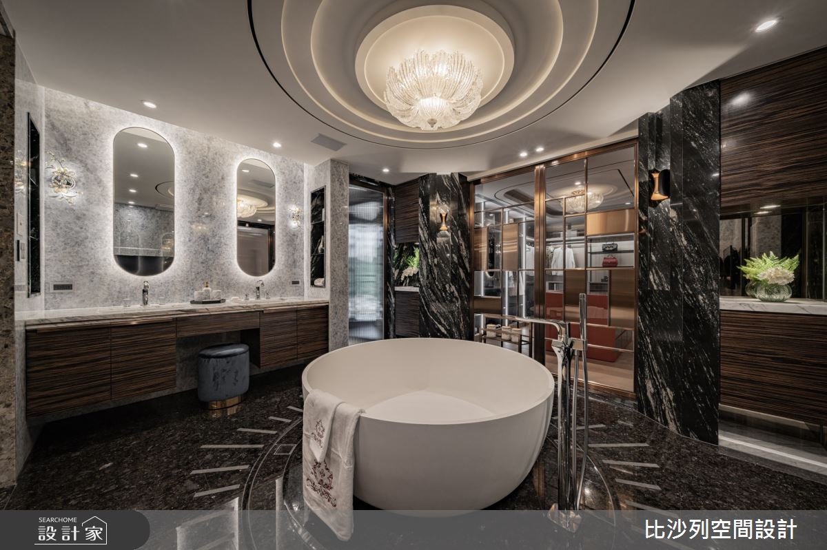 89坪新成屋(5年以下)＿奢華風浴室案例圖片＿比沙列空間設計＿比沙列_19之68