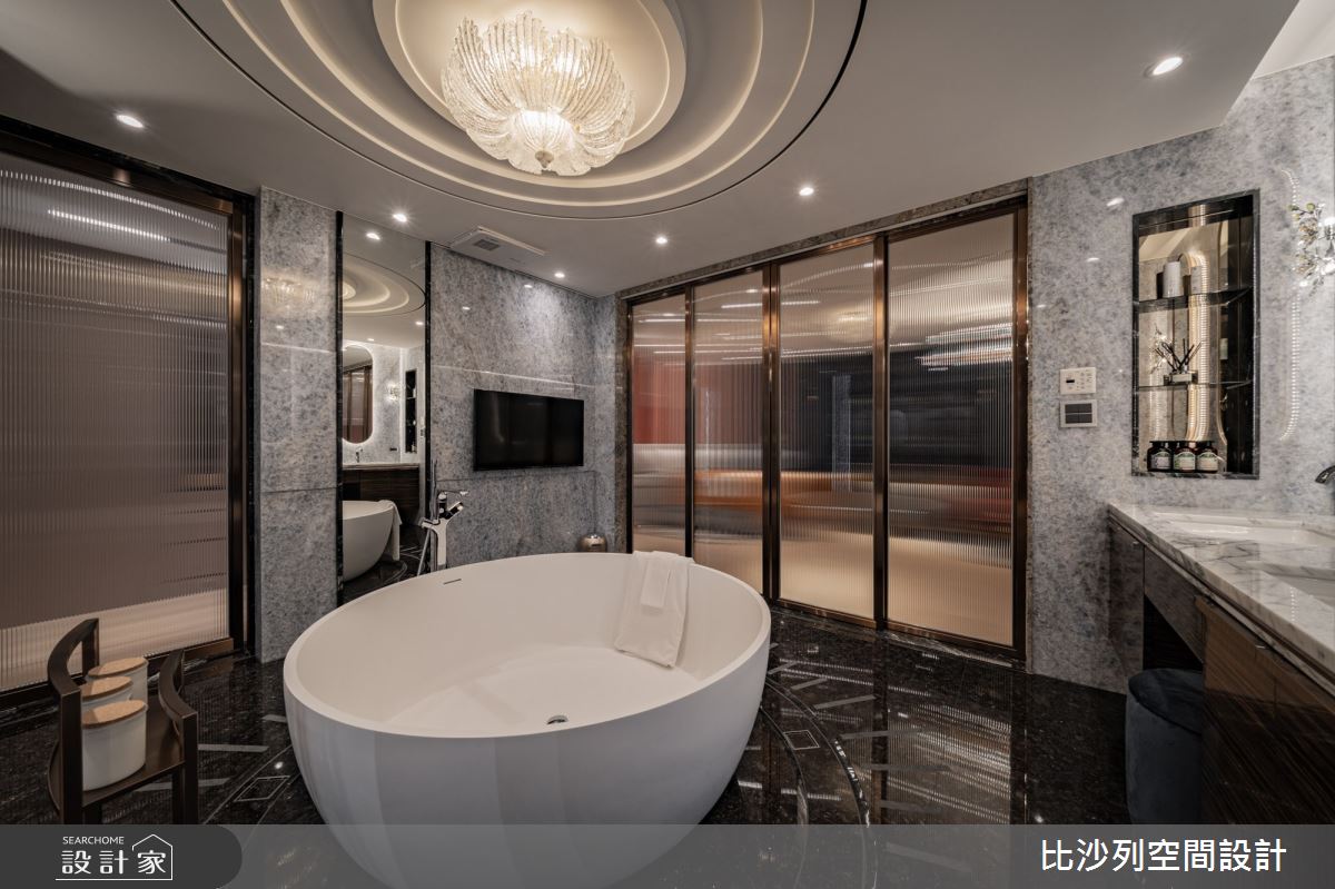 89坪新成屋(5年以下)＿奢華風浴室案例圖片＿比沙列空間設計＿比沙列_19之69