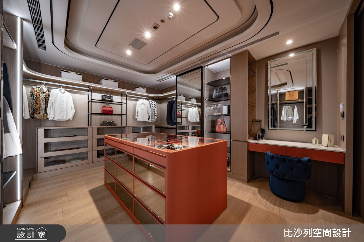 89坪新成屋(5年以下)＿奢華風更衣間案例圖片＿比沙列空間設計＿比沙列_19之70
