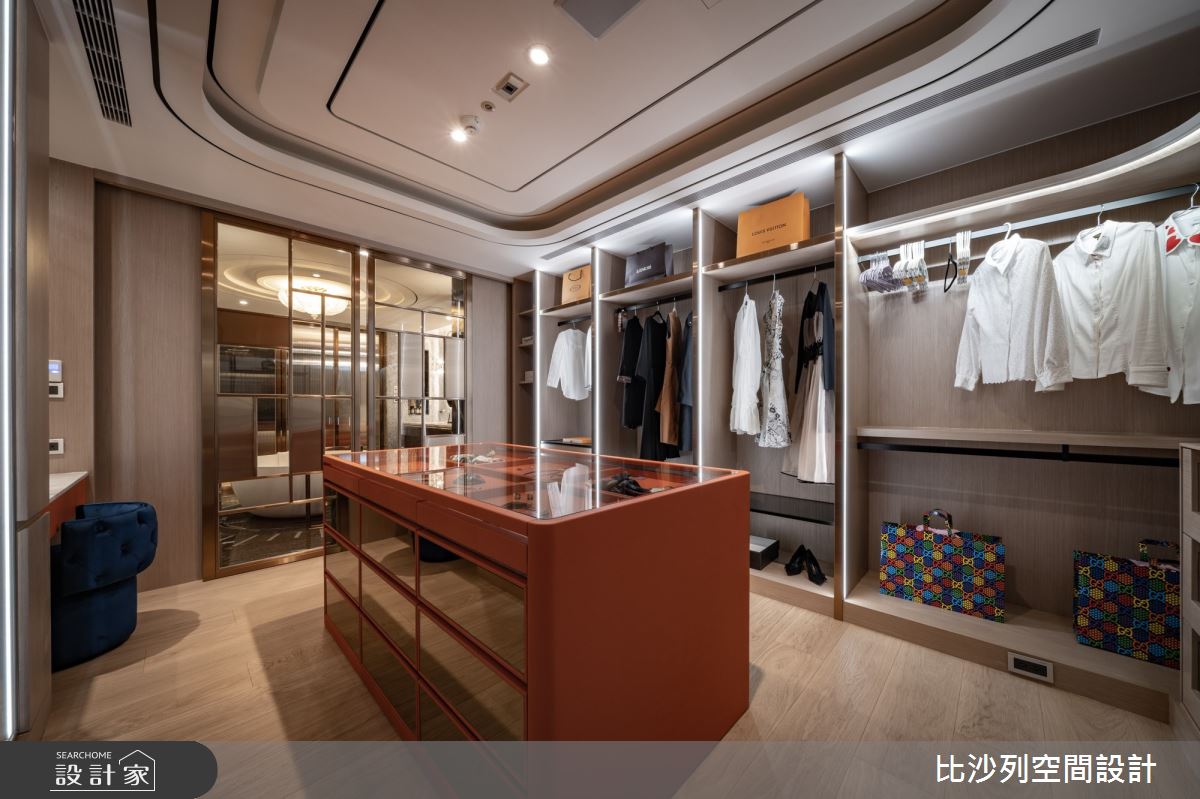 89坪新成屋(5年以下)＿奢華風更衣間案例圖片＿比沙列空間設計＿比沙列_19之71