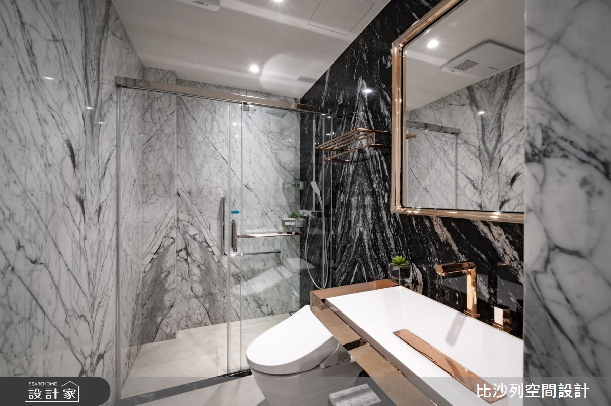 89坪新成屋(5年以下)＿奢華風浴室案例圖片＿比沙列空間設計＿比沙列_19之86