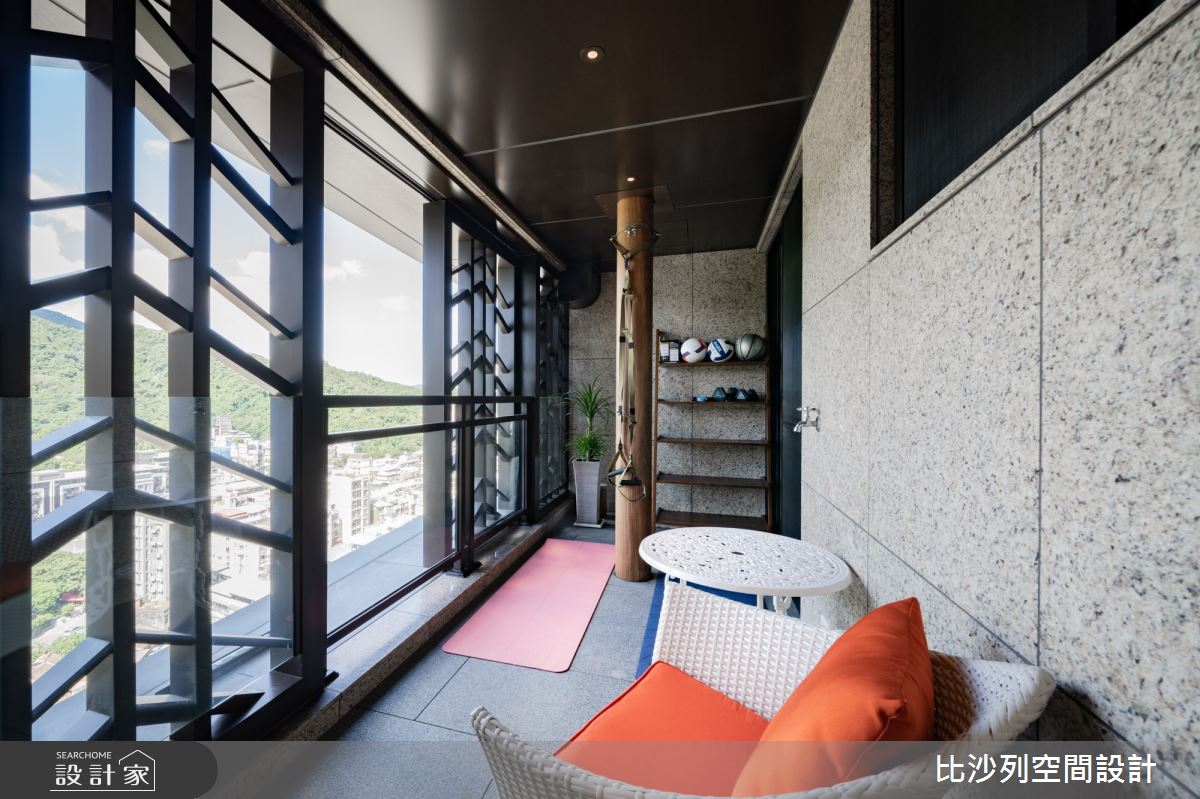 89坪新成屋(5年以下)＿奢華風陽台案例圖片＿比沙列空間設計＿比沙列_19之89
