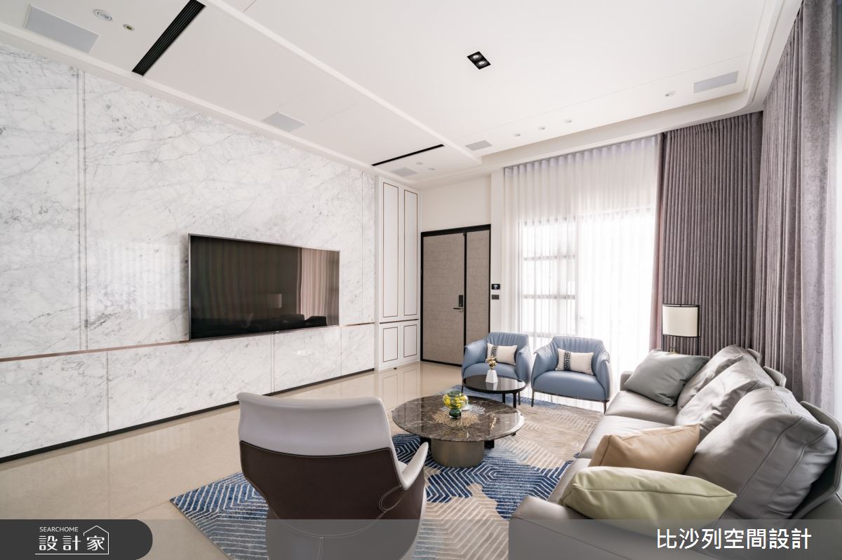93坪新成屋(5年以下)＿混搭風客廳案例圖片＿比沙列空間設計＿比沙列_21之3