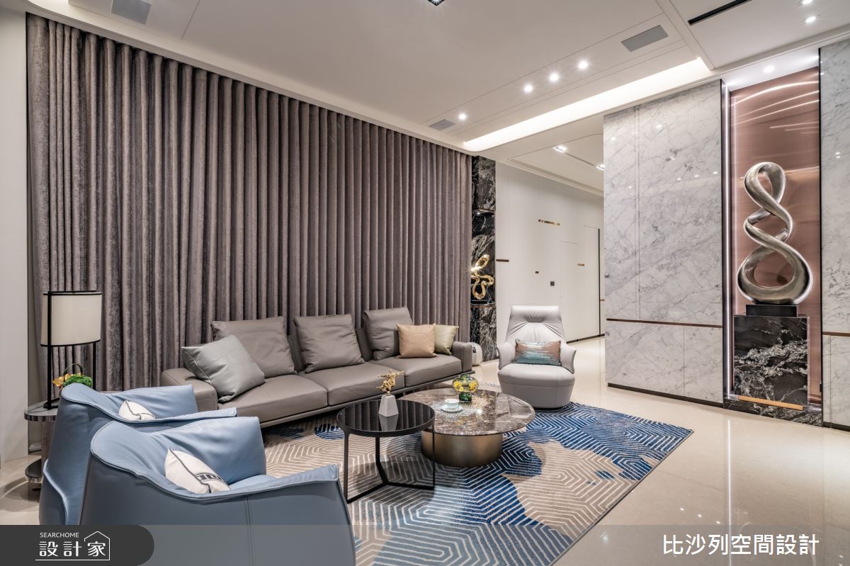 93坪新成屋(5年以下)＿混搭風客廳案例圖片＿比沙列空間設計＿比沙列_21之8