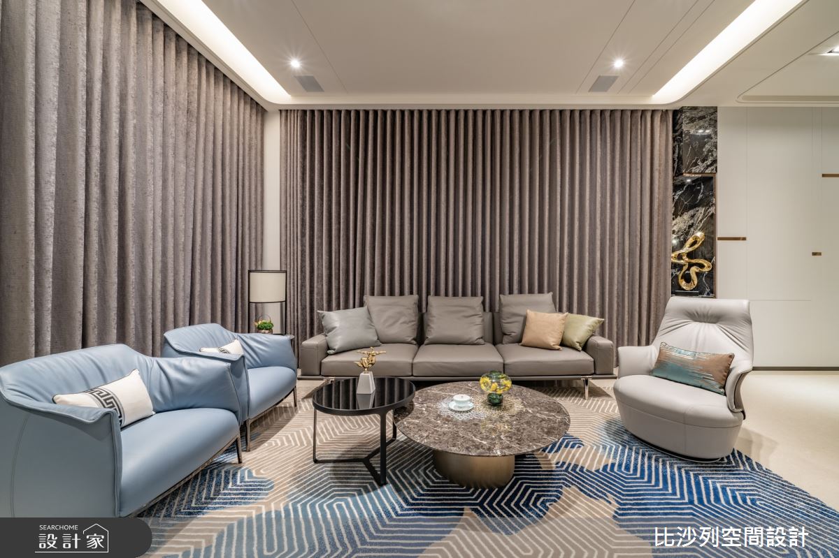 93坪新成屋(5年以下)＿混搭風客廳案例圖片＿比沙列空間設計＿比沙列_21之9