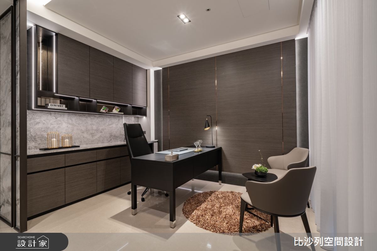 93坪新成屋(5年以下)＿混搭風書房案例圖片＿比沙列空間設計＿比沙列_21之93