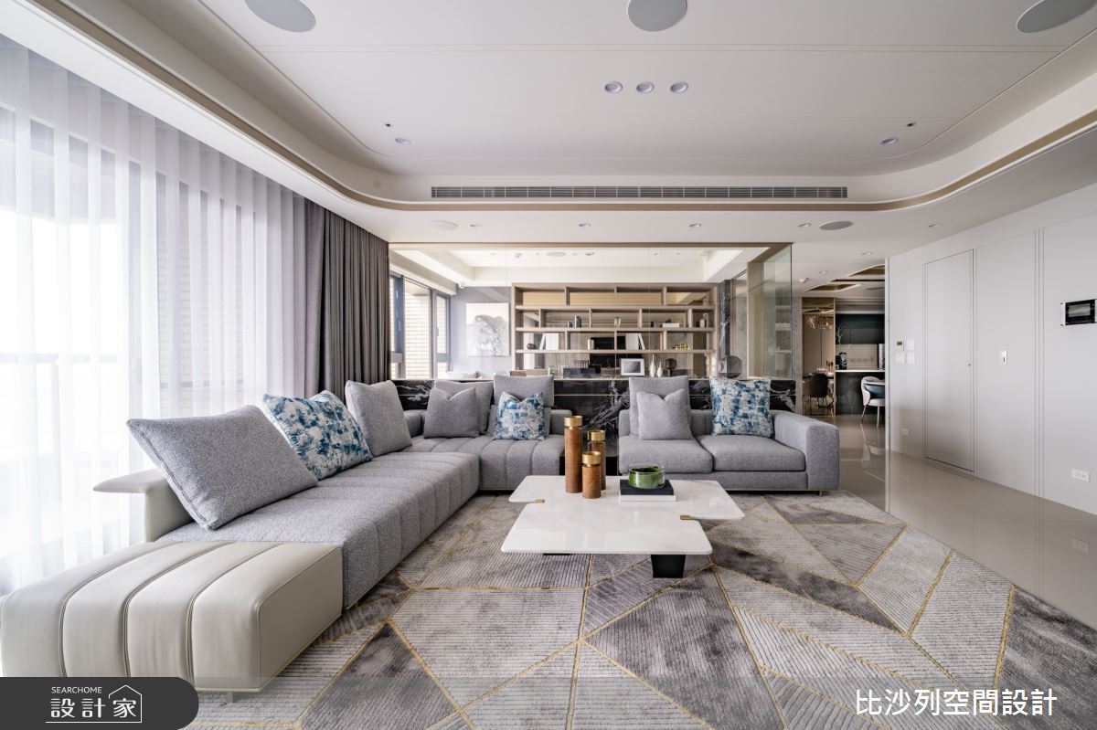 50坪新成屋(5年以下)＿混搭風客廳案例圖片＿比沙列空間設計＿比沙列_22之5