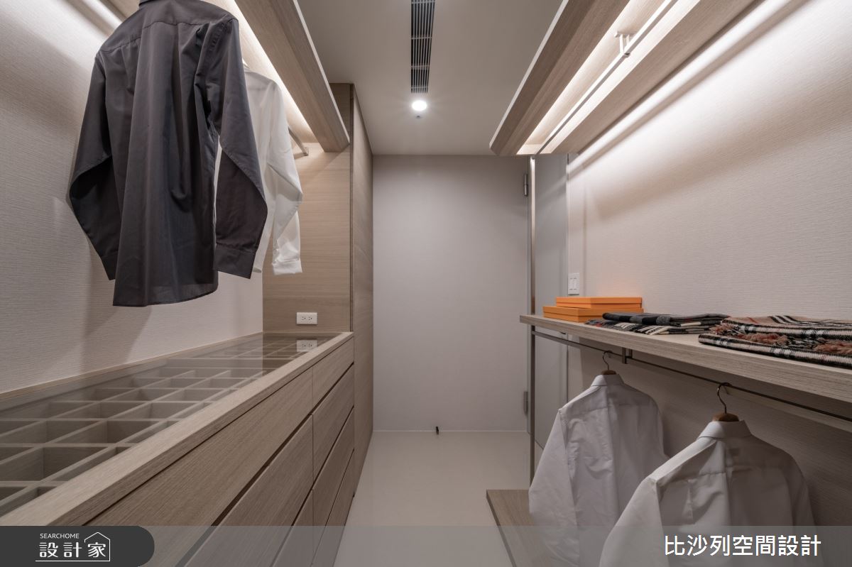 50坪新成屋(5年以下)＿混搭風更衣間案例圖片＿比沙列空間設計＿比沙列_22之41