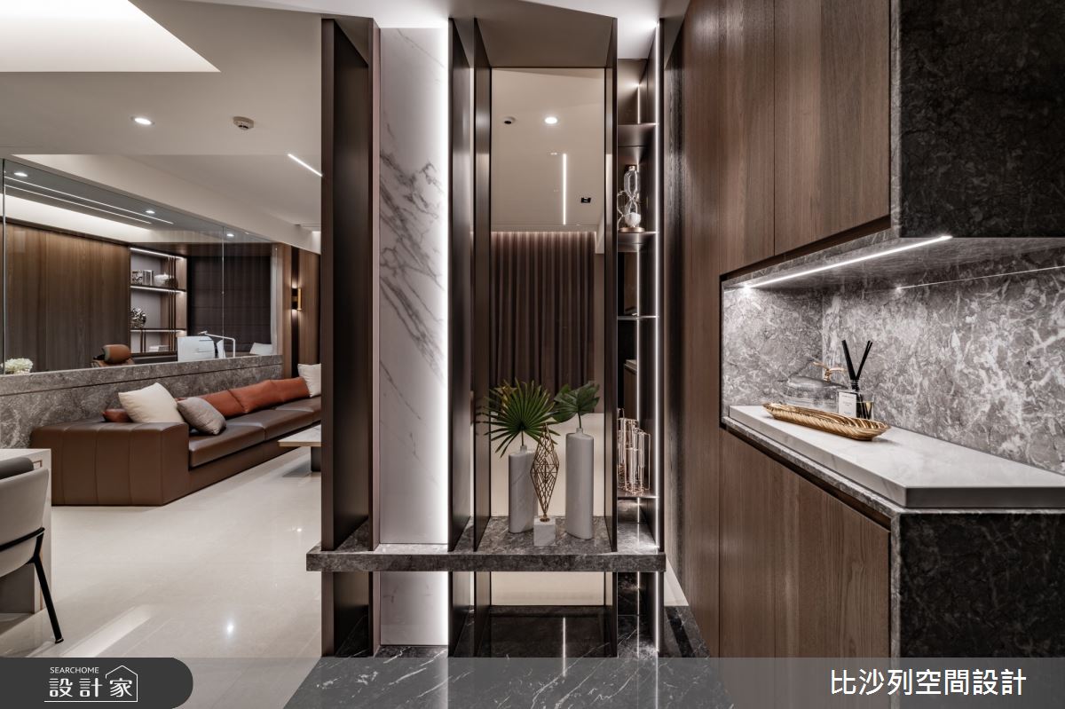 68坪新成屋(5年以下)＿現代風玄關案例圖片＿比沙列空間設計＿比沙列_23之2