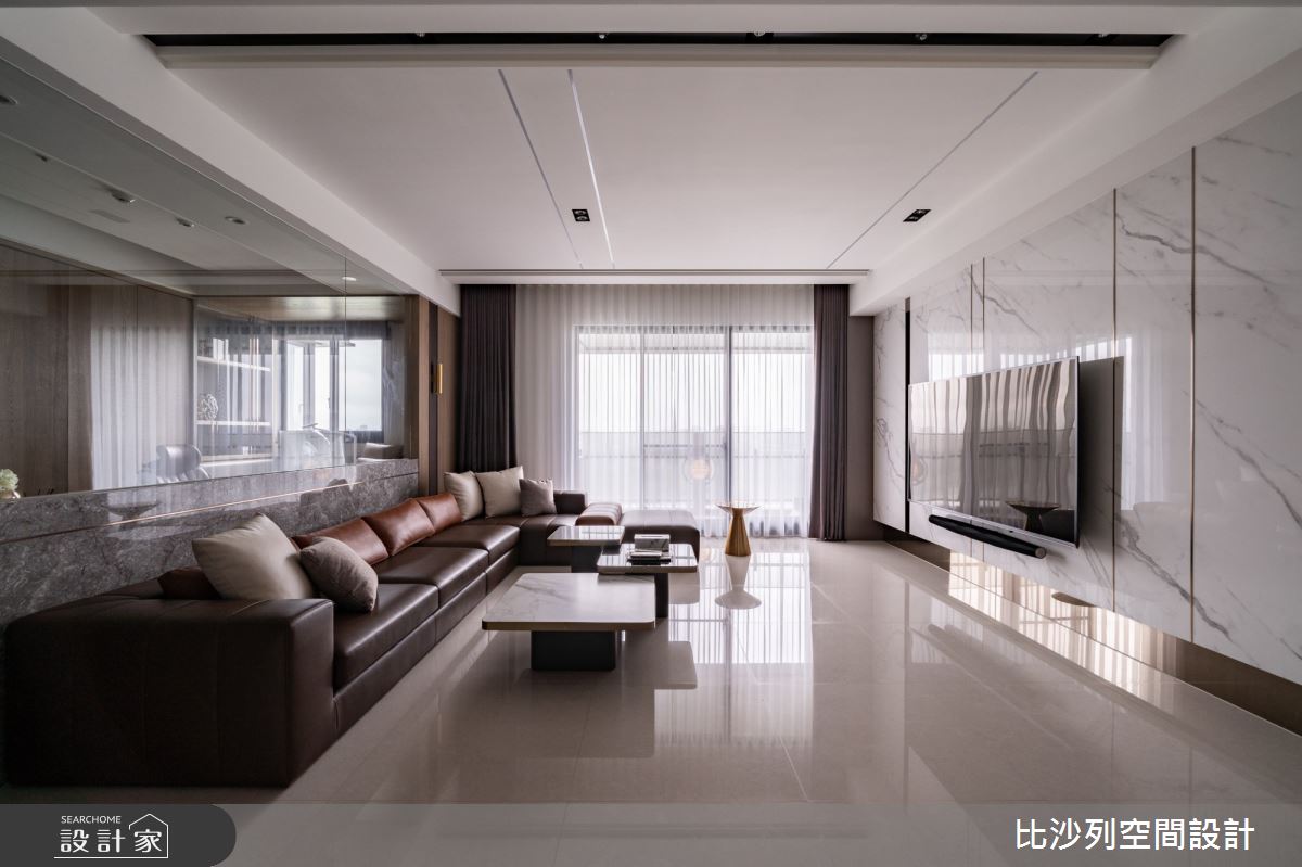 68坪新成屋(5年以下)＿現代風客廳案例圖片＿比沙列空間設計＿比沙列_23之5