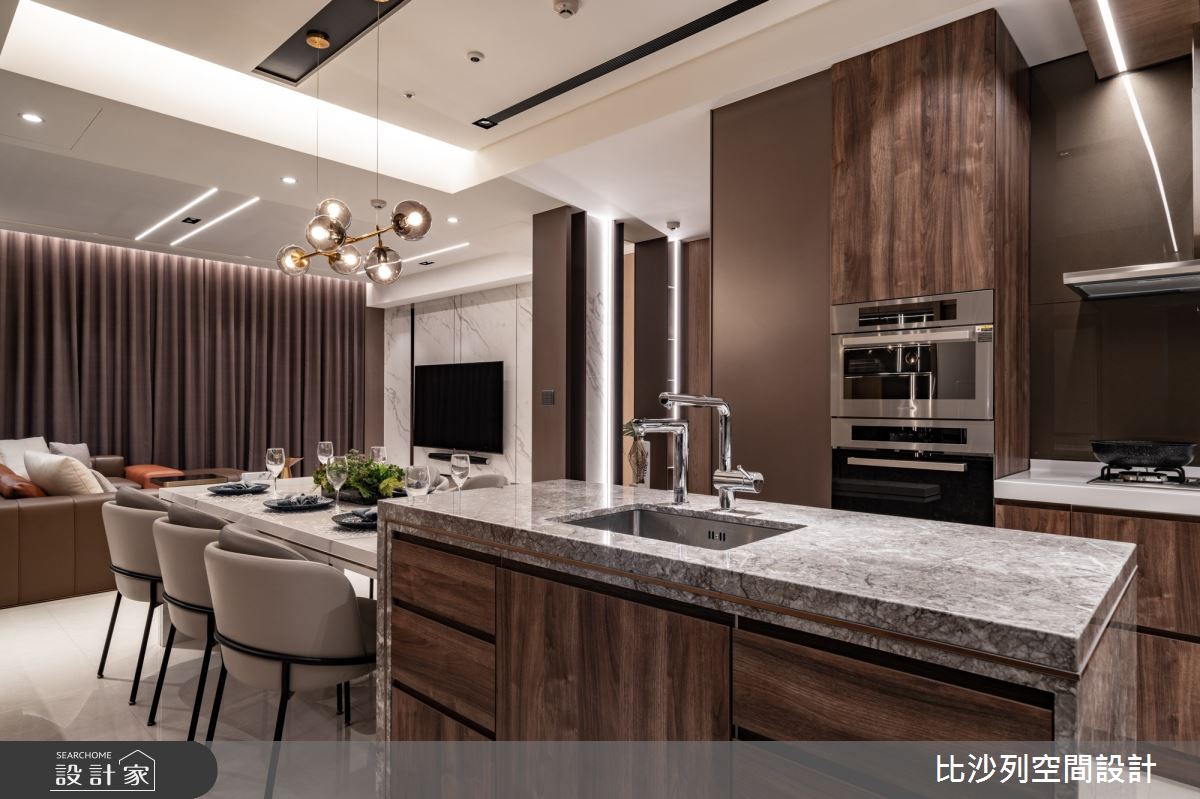 68坪新成屋(5年以下)＿現代風餐廳案例圖片＿比沙列空間設計＿比沙列_23之17