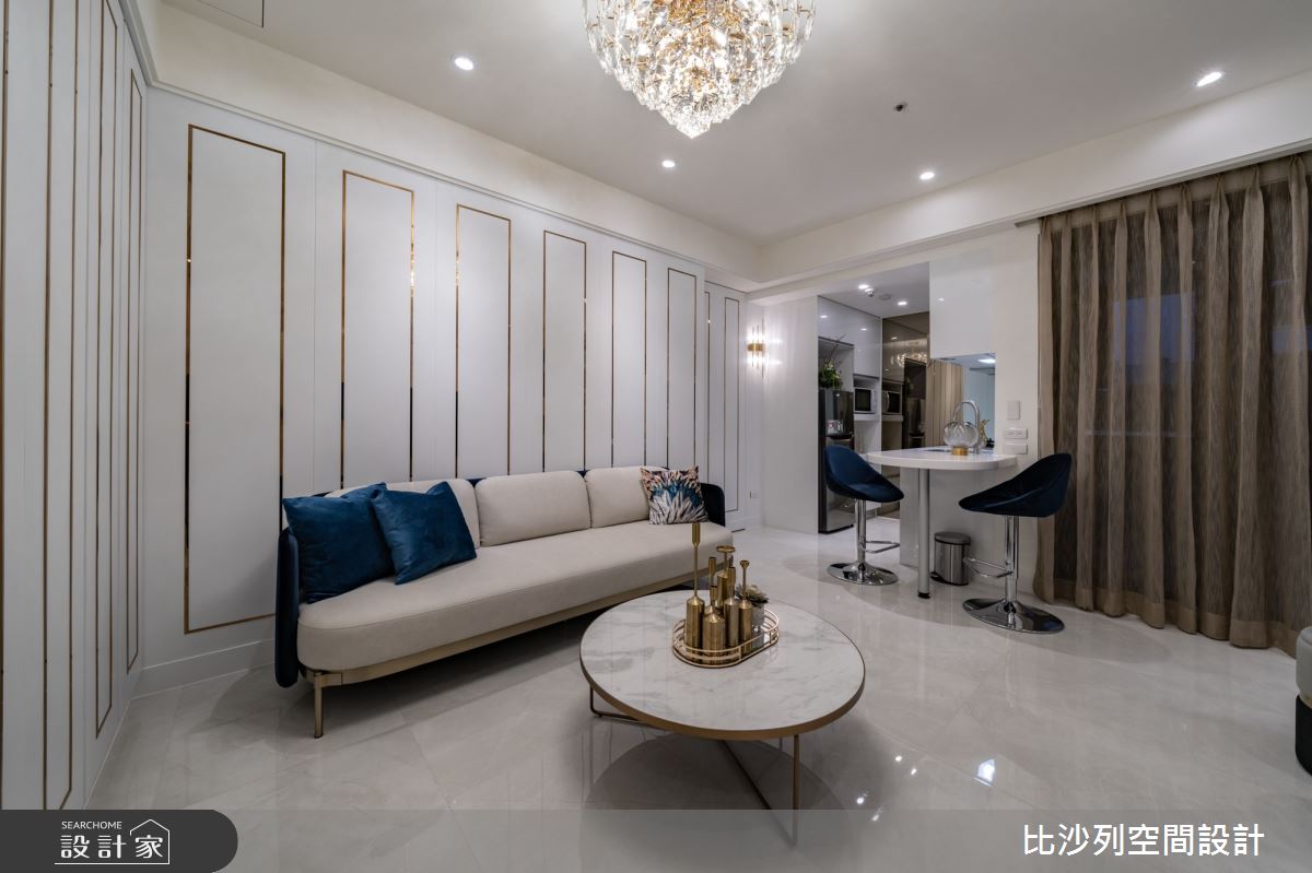 26坪＿混搭風玄關客廳吧檯案例圖片＿比沙列空間設計＿比沙列_24之7