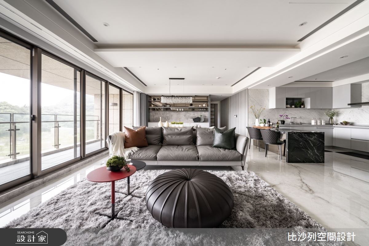 55坪新成屋(5年以下)＿現代風客廳餐廳案例圖片＿比沙列空間設計＿比沙列_25之6